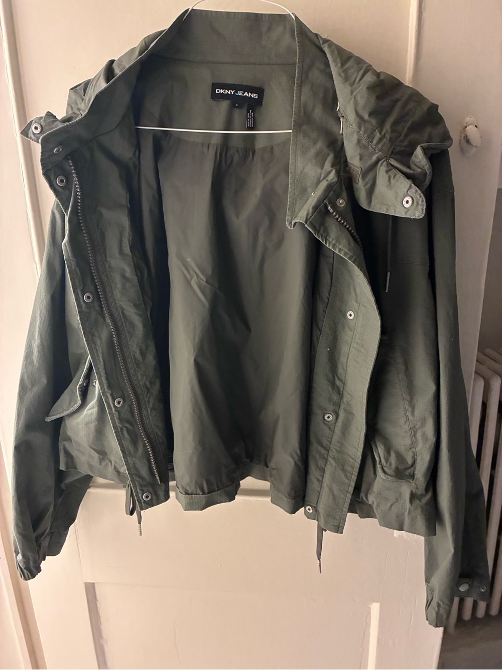 DKNY Jeans Women’s Olive Green Lightweight Jacket